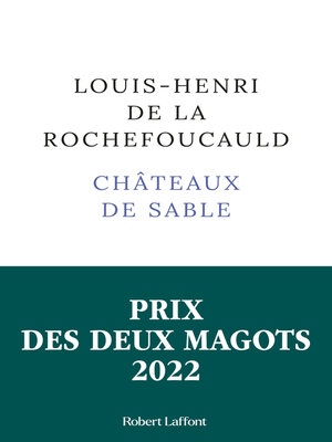 cover image of Châteaux de sable--Prix des Deux Magots 2022